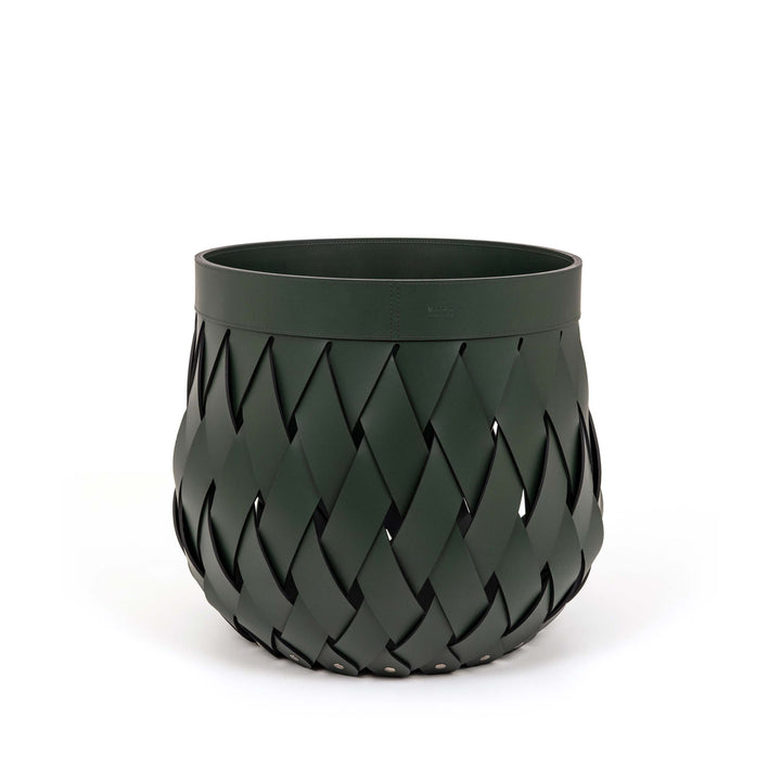 Leather Basket CANARIA by Pinetti 02