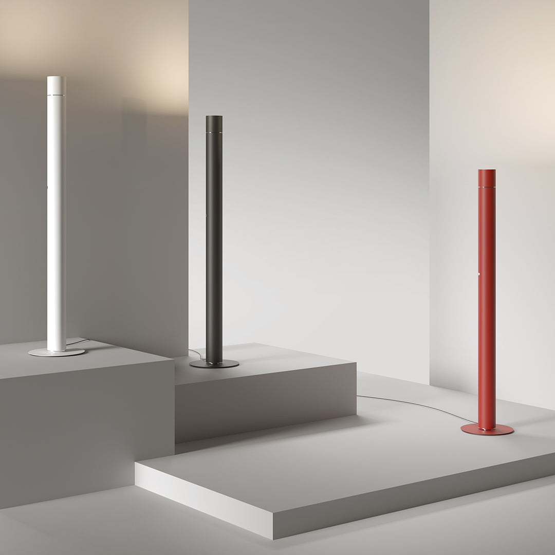 Aluminium and Brass Floor Lamp CONCORDE by Villatosca for Lumen Center - 11