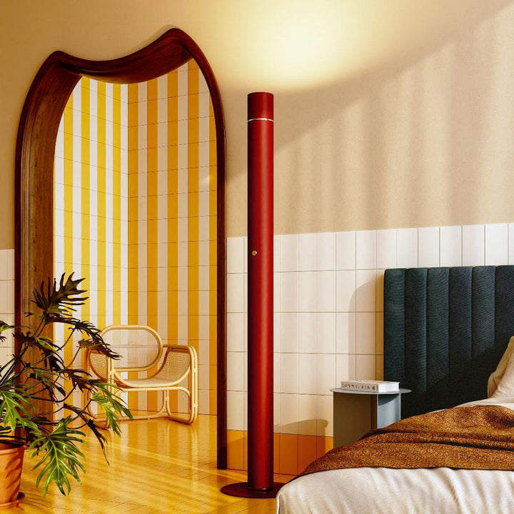 Aluminium and Brass Floor Lamp CONCORDE by Villatosca for Lumen Center - 1