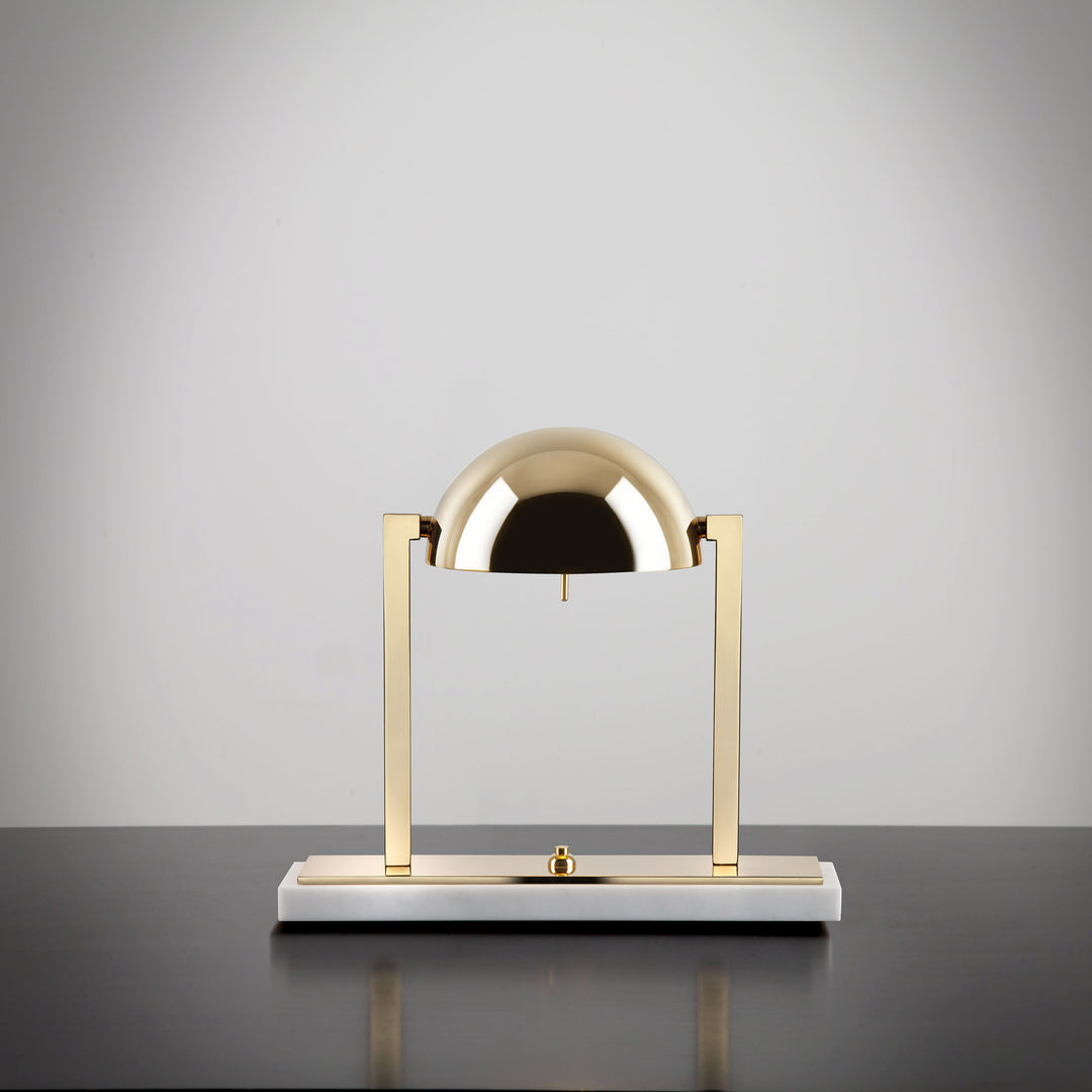 Marble Table Lamp DIANE by Jacques Adnet for Lumen Center - 8