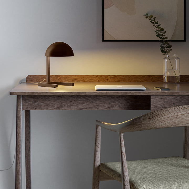 Adjustable Brass Table Lamp MJA by Jacques Adnet for Lumen Center - 1
