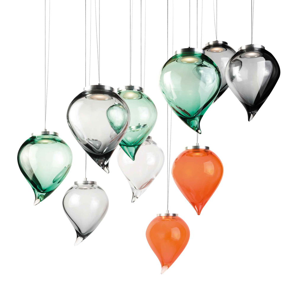 Murano Glass Suspension Lamp FLIK by Karim Rashid for Purho 02