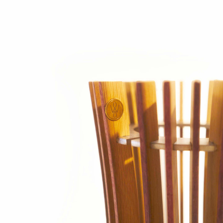 Wood Table Lamp NURI by Andrea Riva, Francesco De Luca, Caia Rossa for Winetage 05