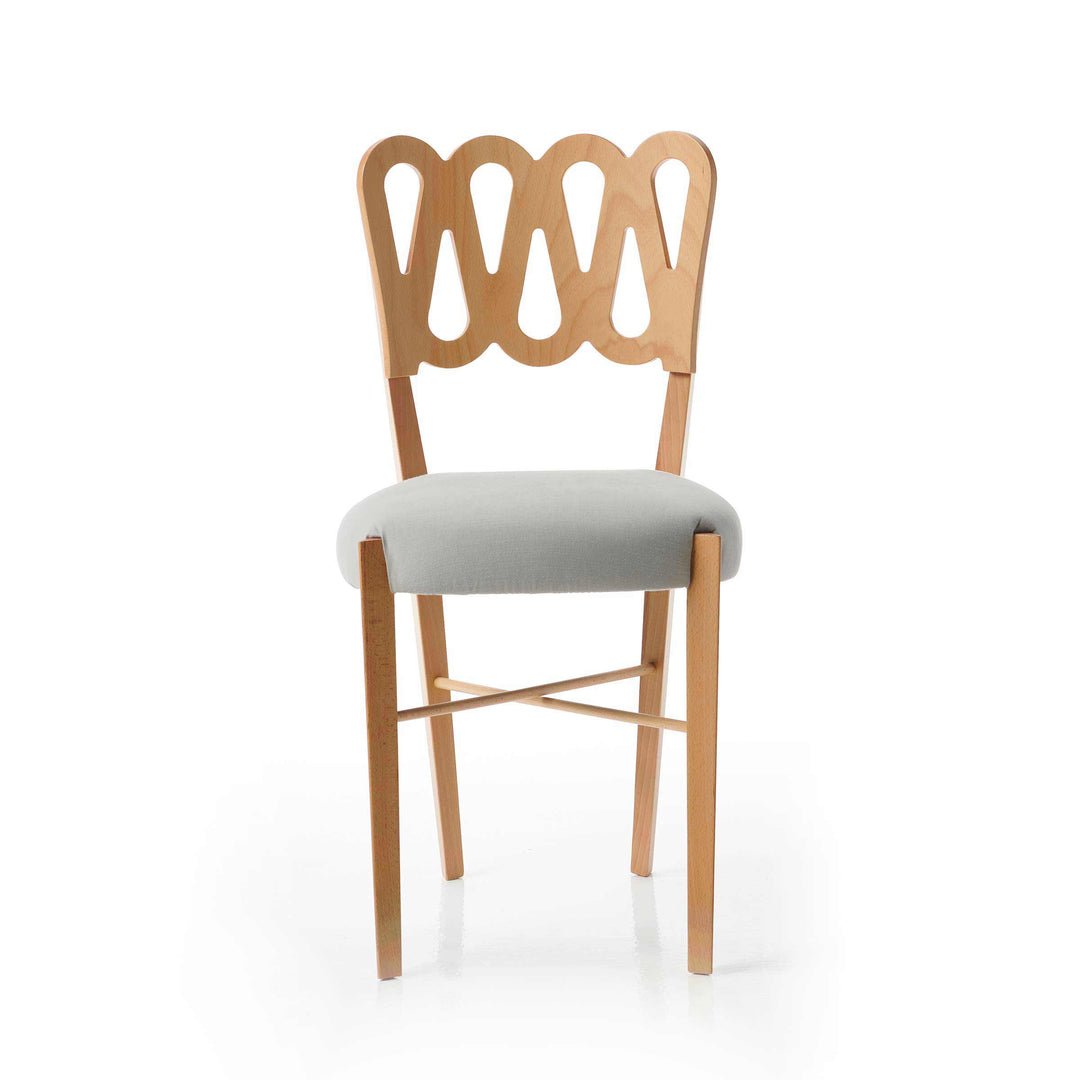 Natural Beech Wood Chair PONTI 969 by Gio Ponti for BBB Italia 1