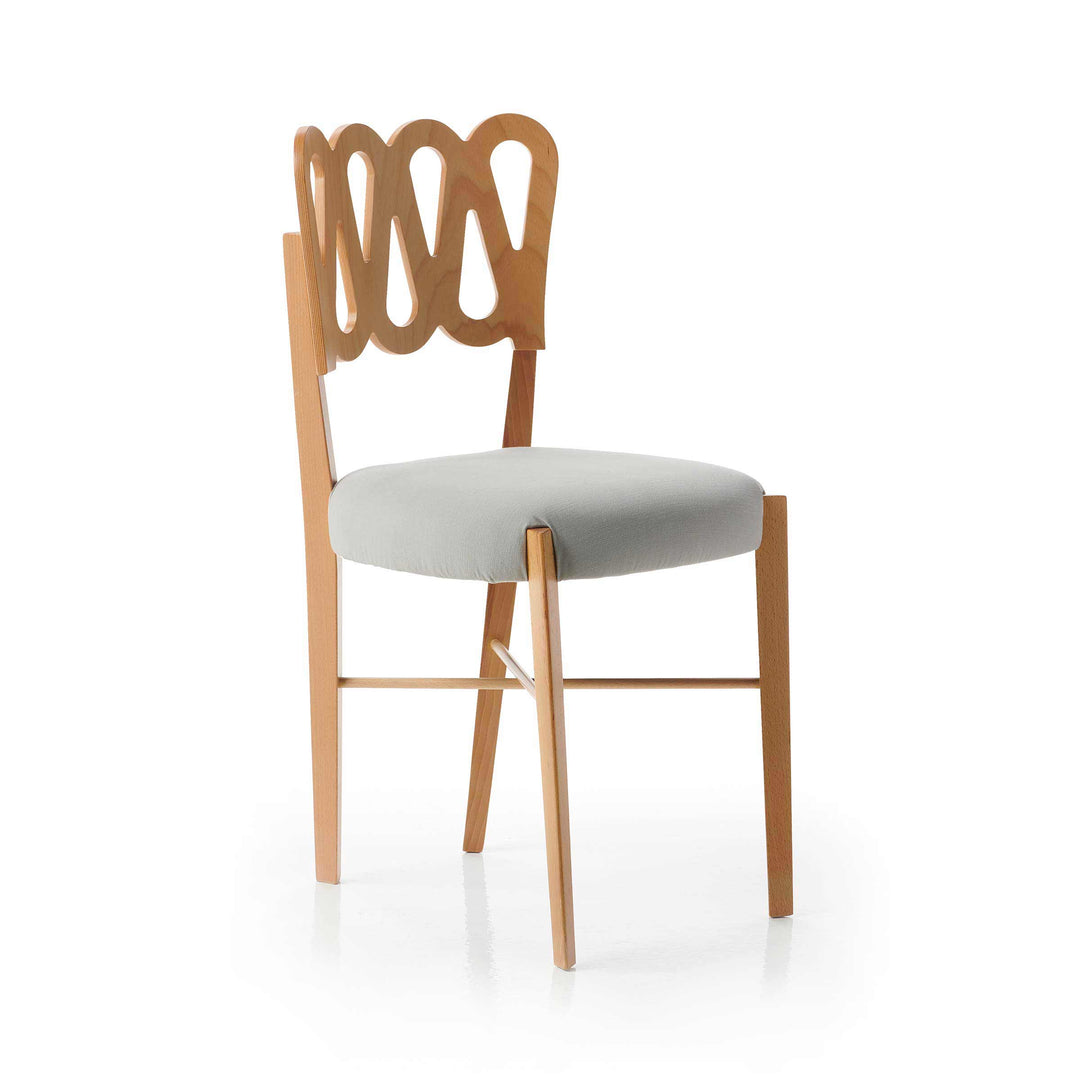 Natural Beech Wood Chair PONTI 969 by Gio Ponti for BBB Italia 3