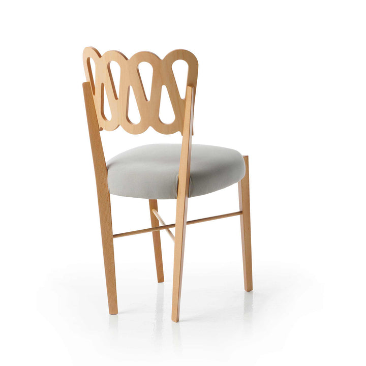 Natural Beech Wood Chair PONTI 969 by Gio Ponti for BBB Italia 4