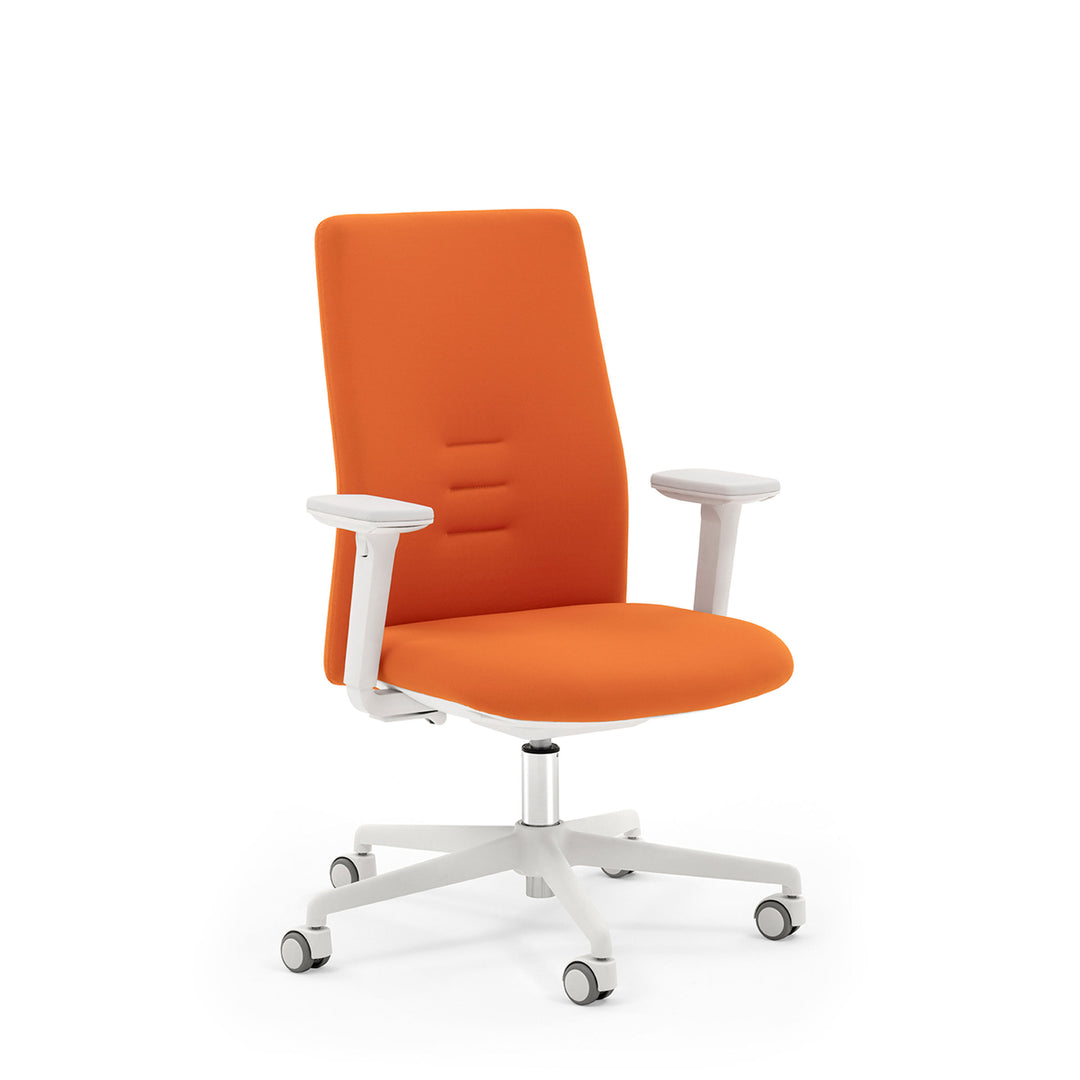 High Back Swivel Chair QUEEN FABRIK by Viganò 01