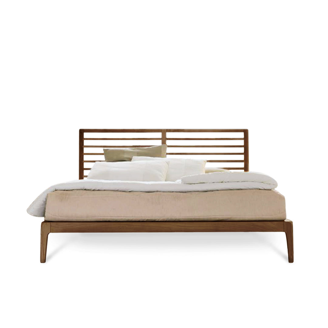 Walnut Wood Bed ESSENTIA by Dale Italia