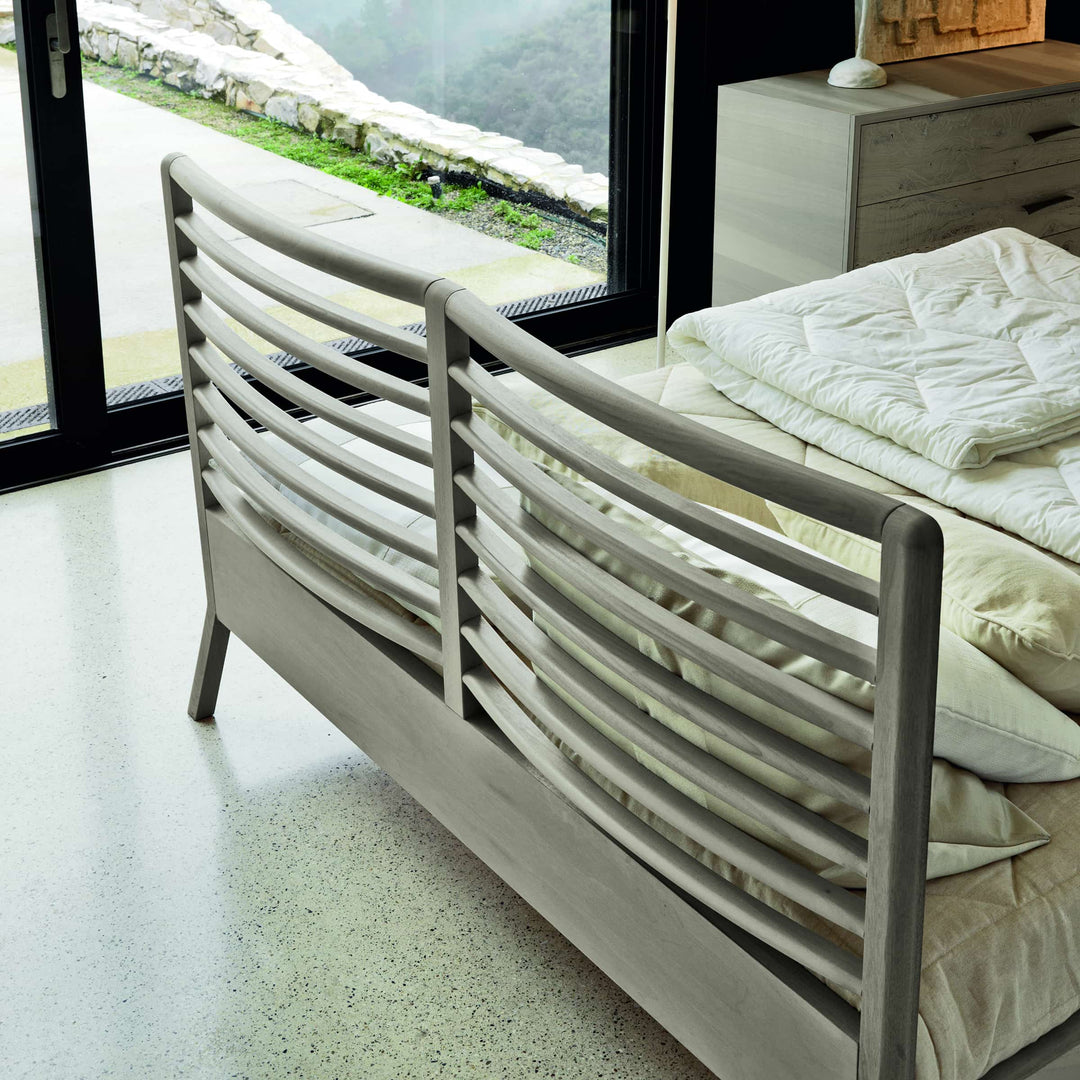 Walnut Wood Bed ESSENTIA by Dale Italia