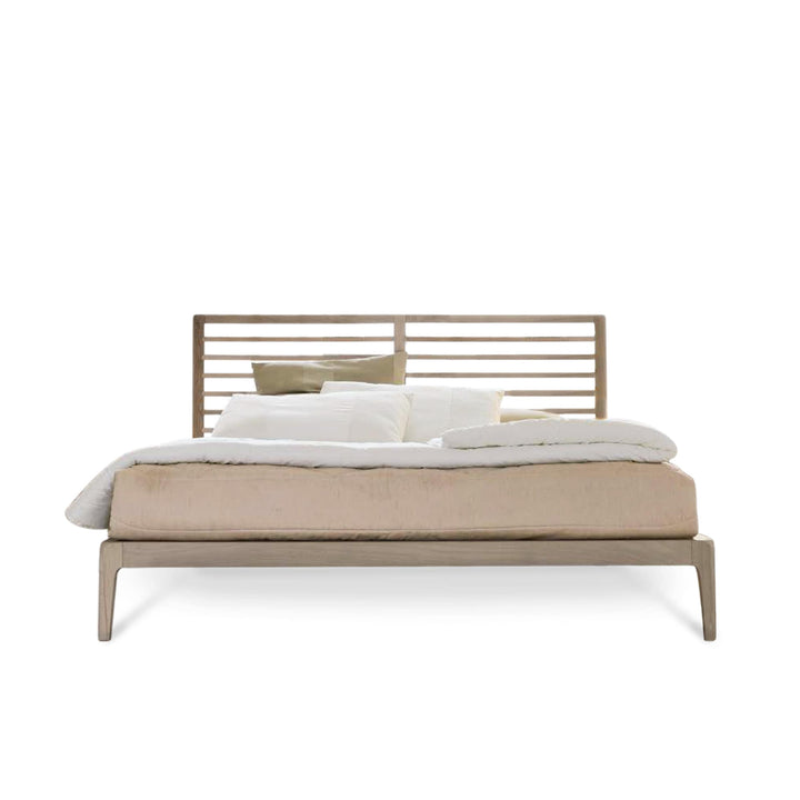 Walnut Wood Bed ESSENTIA by Dale Italia