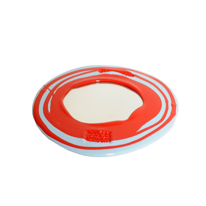 Resin Mirror ROUND MIRROR Red by Gaetano Pesce for Fish Design 03
