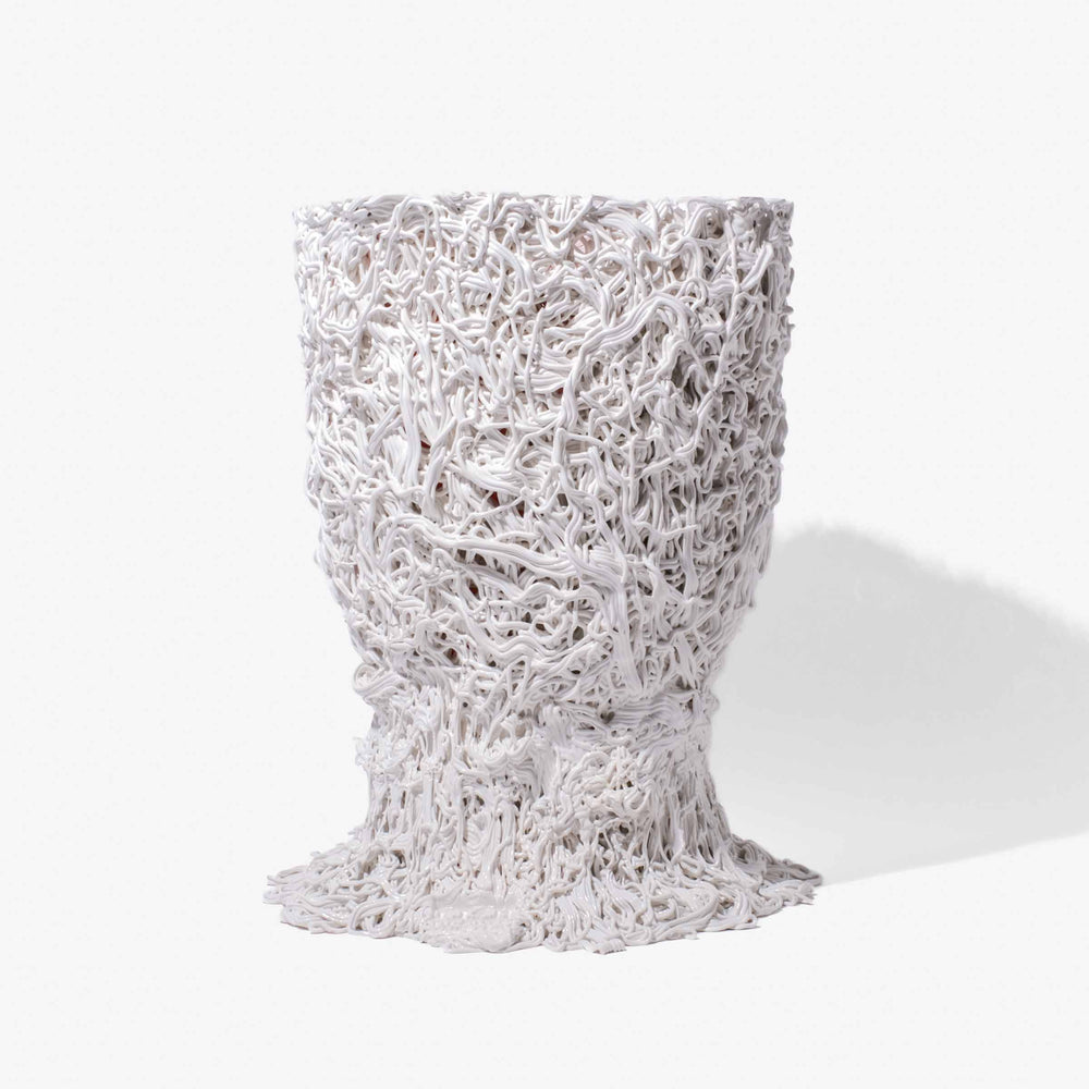 Resin Vase MOSS White Orange by Gaetano Pesce for Fish Design 02