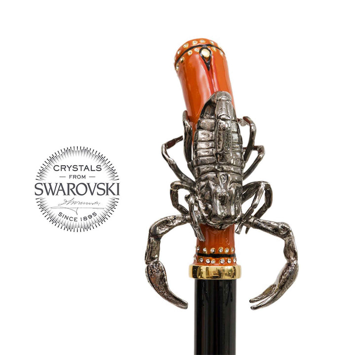 Shoehorn LUXURY SCORPION with Brass Handle by Pasotti 05