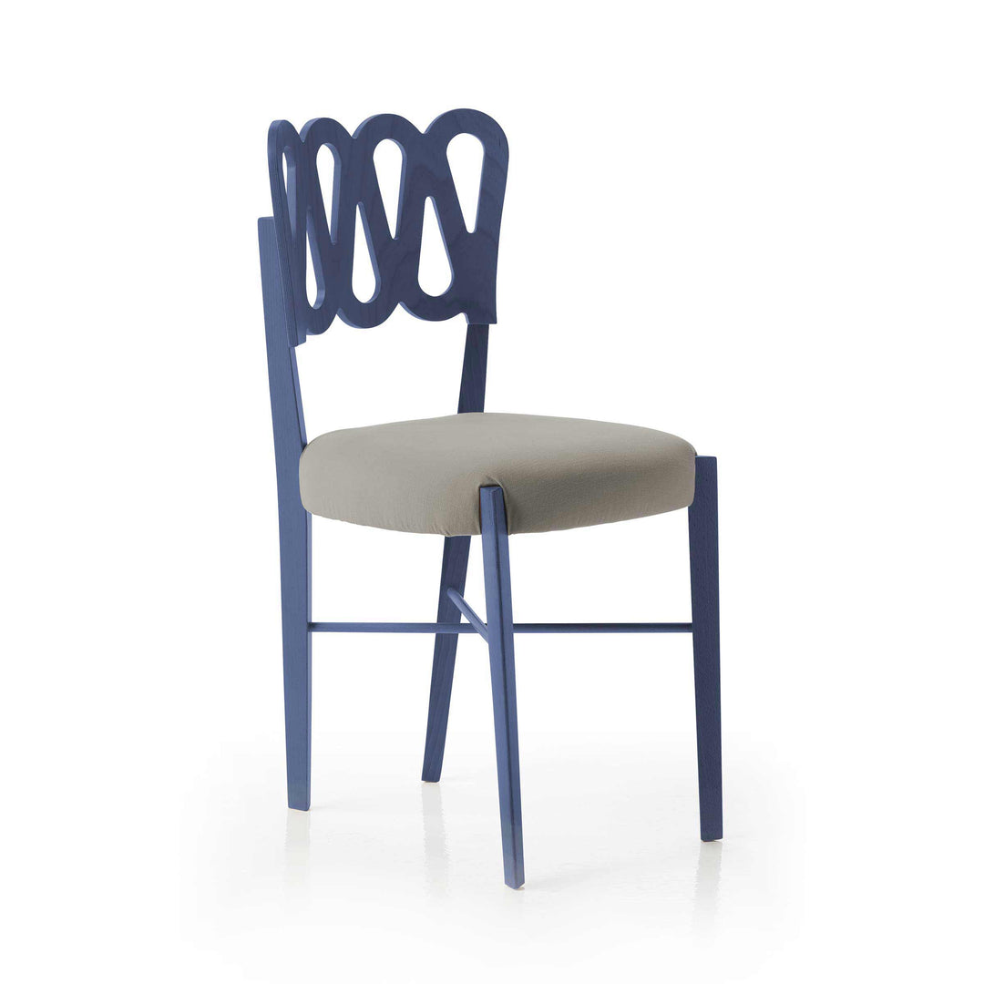 Stained Beech Wood Chair PONTI 969 by Gio Ponti for BBB Italia 3