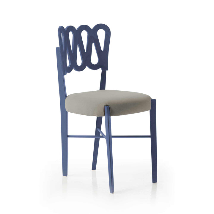 Stained Beech Wood Chair PONTI 969 by Gio Ponti for BBB Italia 3