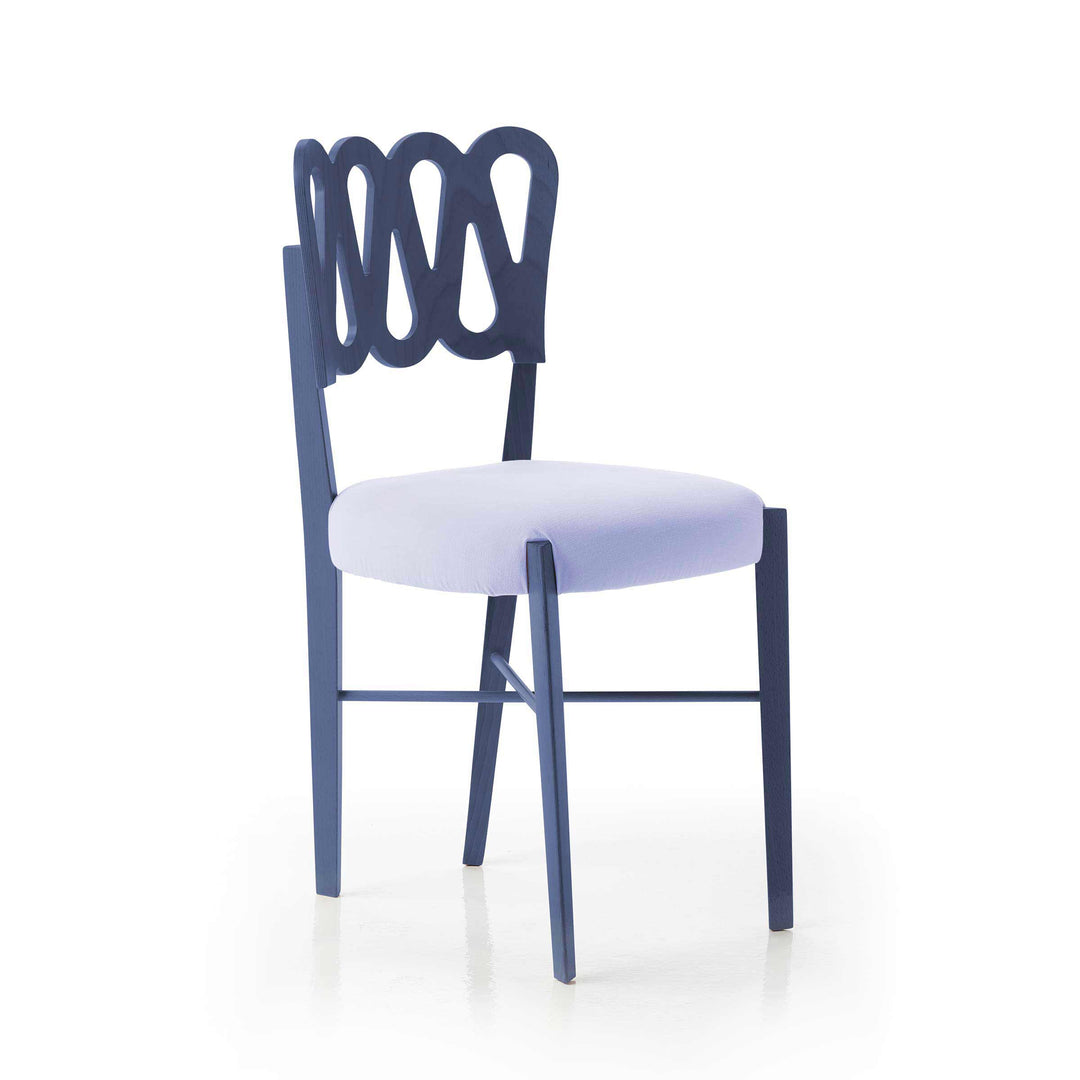 Stained Beech Wood Chair PONTI 969 by Gio Ponti for BBB Italia 1