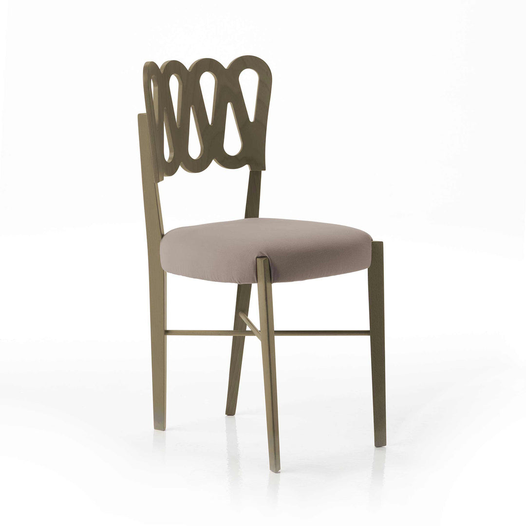 Stained Beech Wood Chair PONTI 969 by Gio Ponti for BBB Italia 4