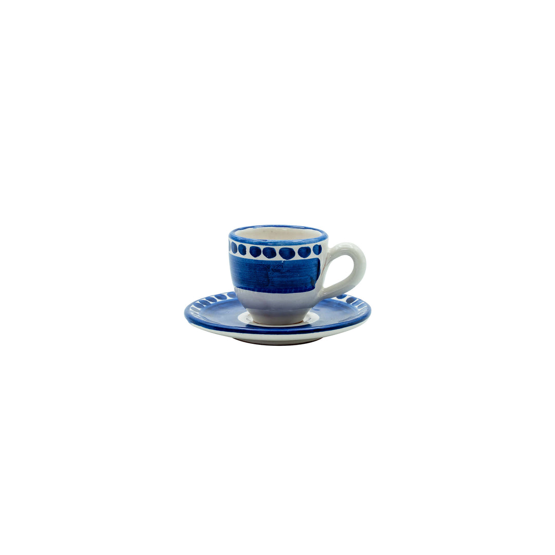 Ensemble de café en céramique VIETRI - I COLORATI par Germana Scapellato pour Wtfb