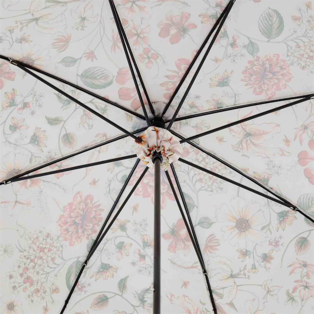 Umbrella FLOWERED PARASOL with Bamboo Handle by Pasotti 05