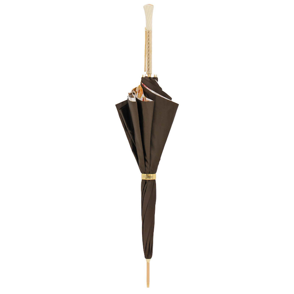 Umbrella LUXURY VINTAGE UMBRELLA 2 with Swarovski® Crystal Handle by Pasotti 02