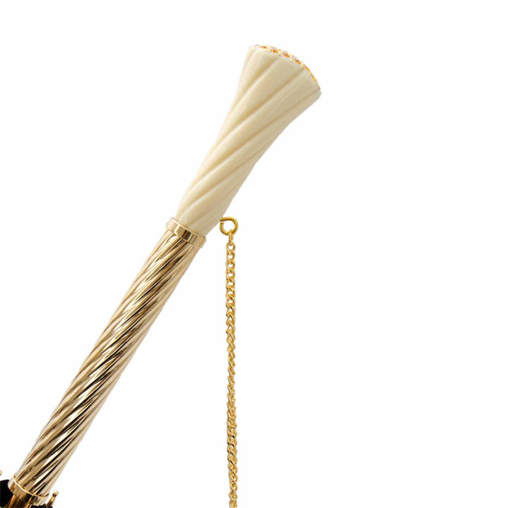 Umbrella LUXURY VINTAGE UMBRELLA 2 with Swarovski® Crystal Handle by Pasotti 04