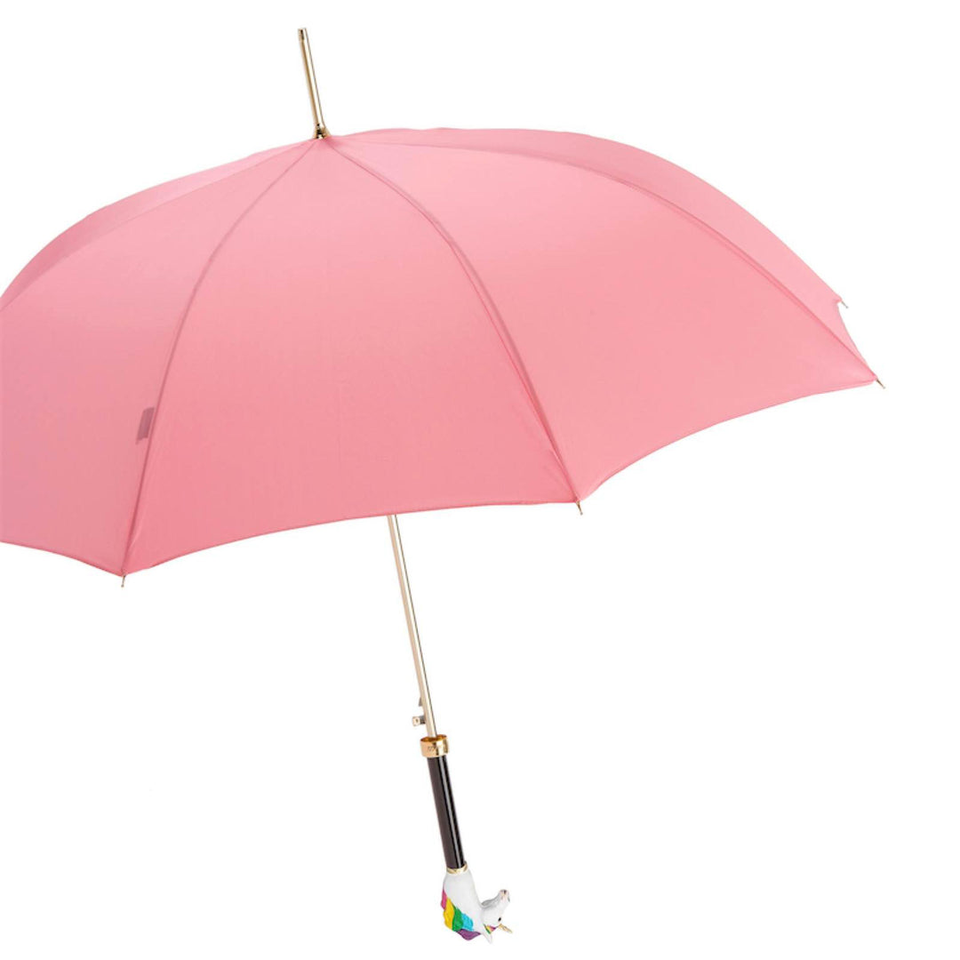 Umbrella UNICORN with Enameled Brass Handle by Pasotti 06