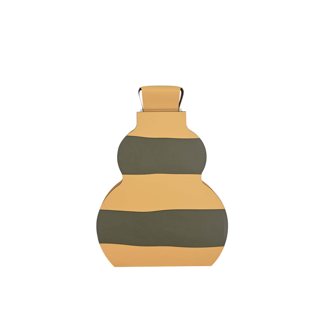 Oggetto Decorativo in Pelle VASE OTTO GRAPHIC di Gianpaolo Venier per ADJ STYLE