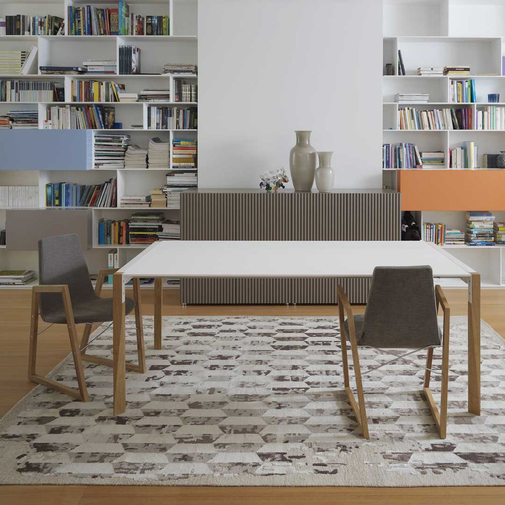 Extendable Dining Table TANGO by Joe Doucet e Renato Zamberlan for Horm 02