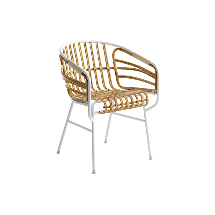 Rattan Armrest Chair RAPHIA RATTAN by Lucidi Pevere for Casamania 04