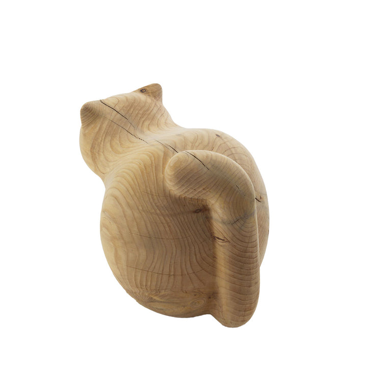 Wood Sculpture NEKO by Setsu & Shinobu Ito for Riva 1920 3