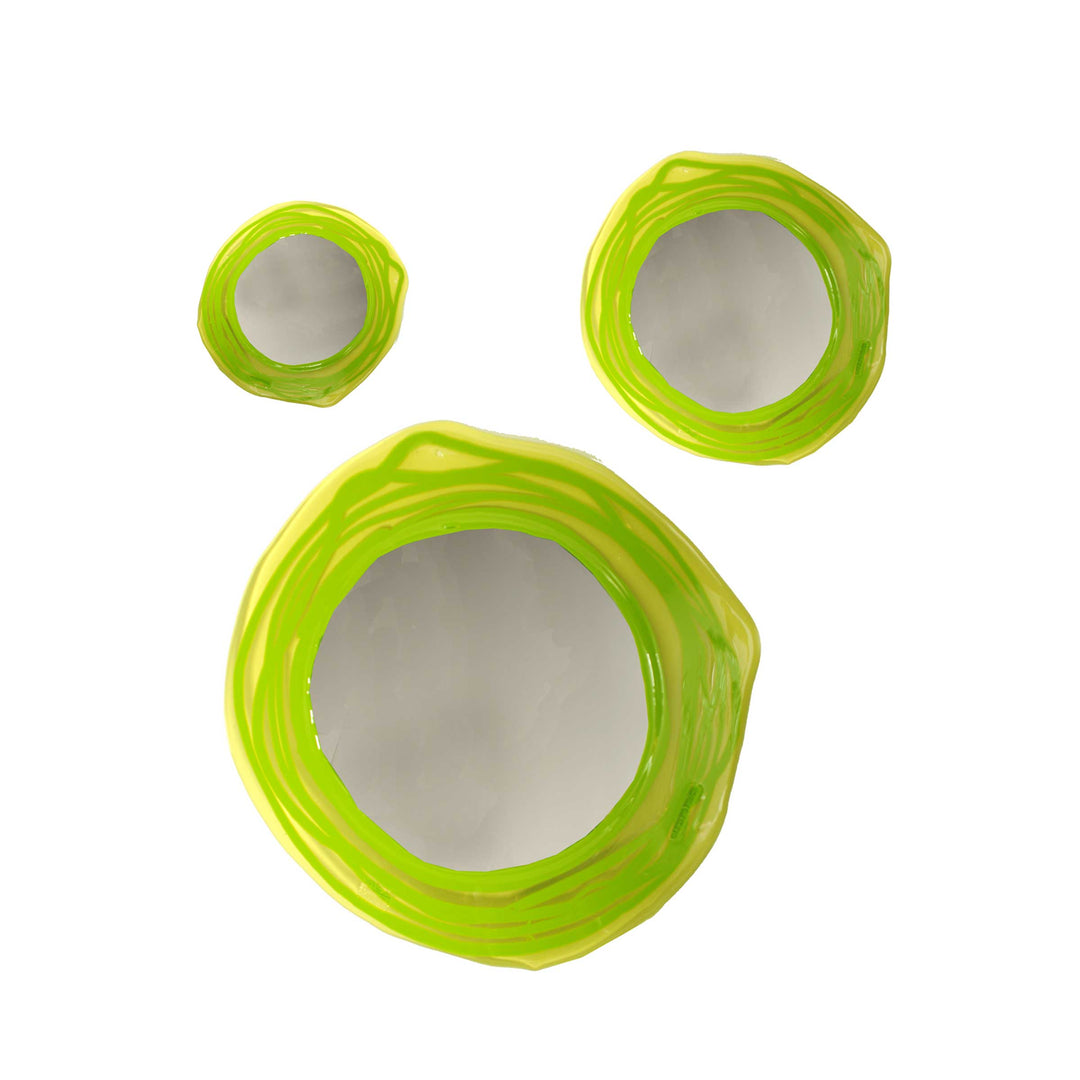 Resin Mirror ROUND MIRROR Yellow by Gaetano Pesce for Fish Design 03