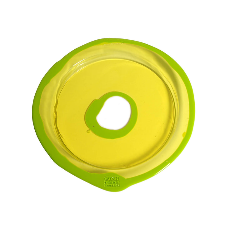 Resin Round Tray TRY-TRAY Green by Gaetano Pesce for Fish Design 02