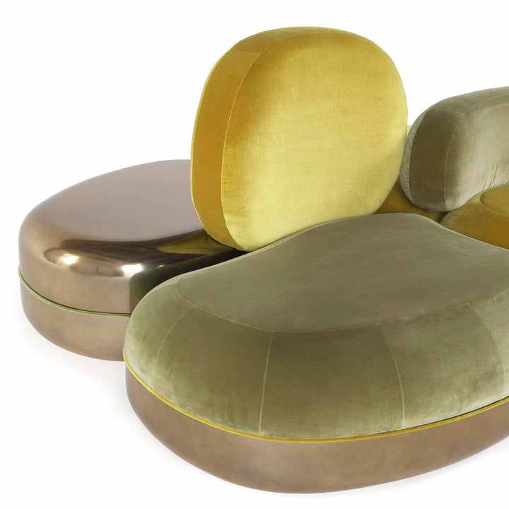 Four-Seater Velvet Sofa BELMER by Matteo Cibic 04