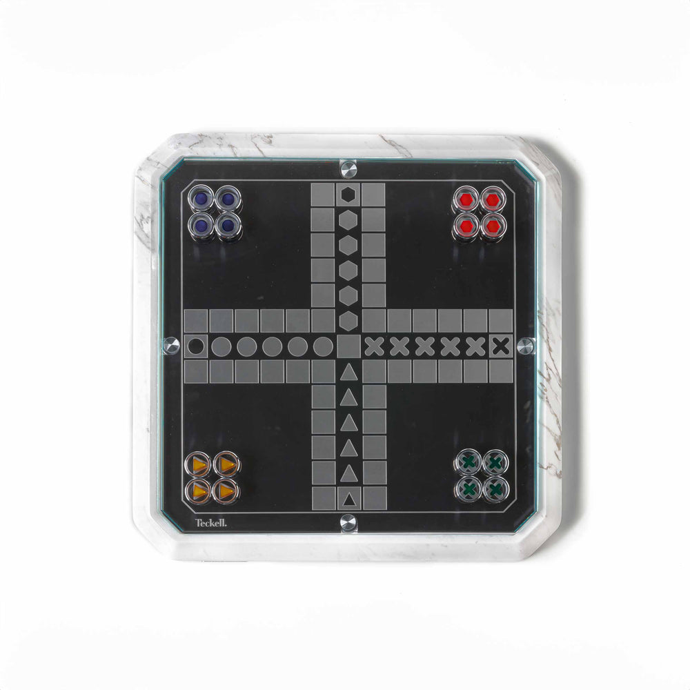 Ludo and Chinese Chess Game Board STRATEGO  by Lorenzo DiGiovanni for Teckell 02