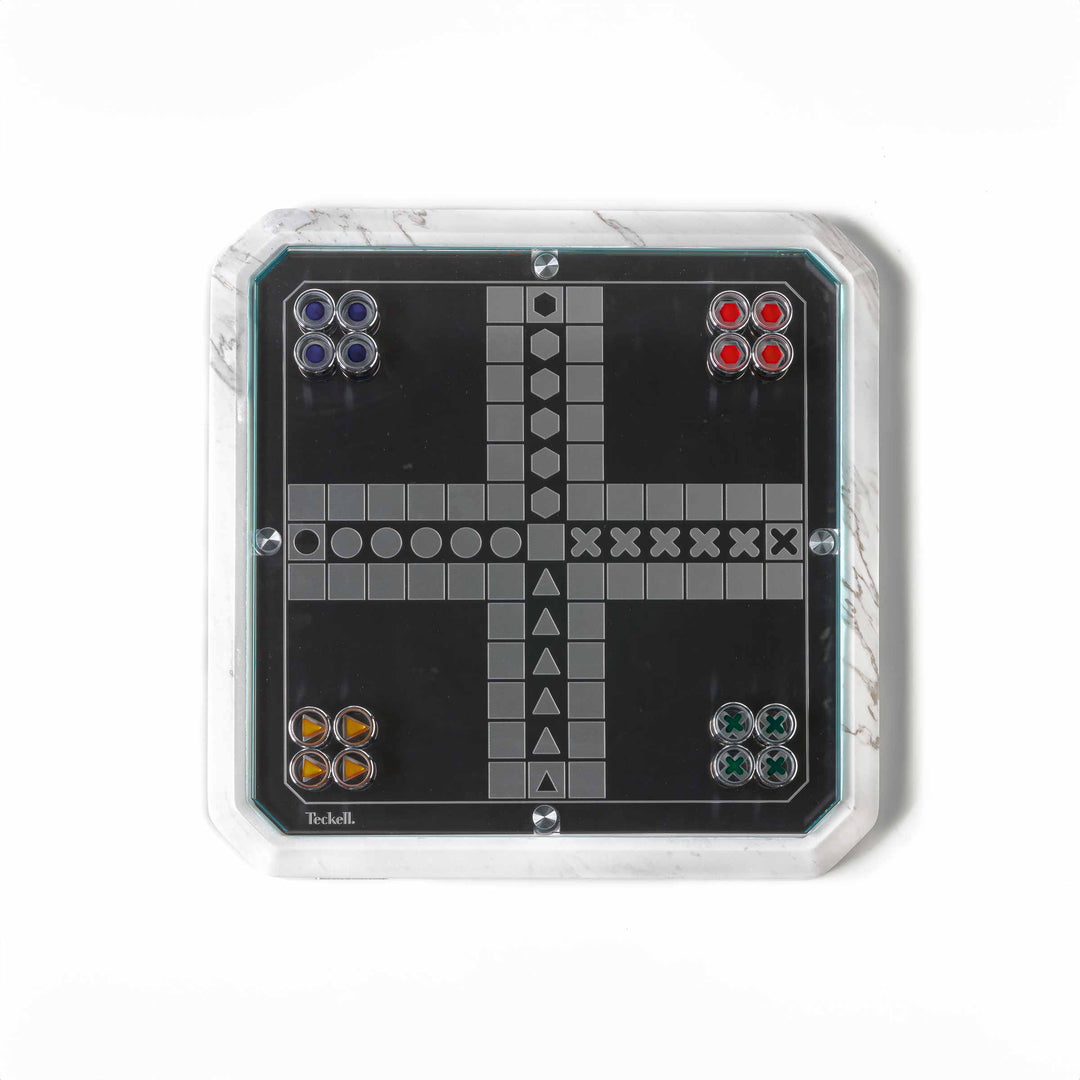 Ludo and Chinese Chess Game Board STRATEGO  by Lorenzo DiGiovanni for Teckell 02