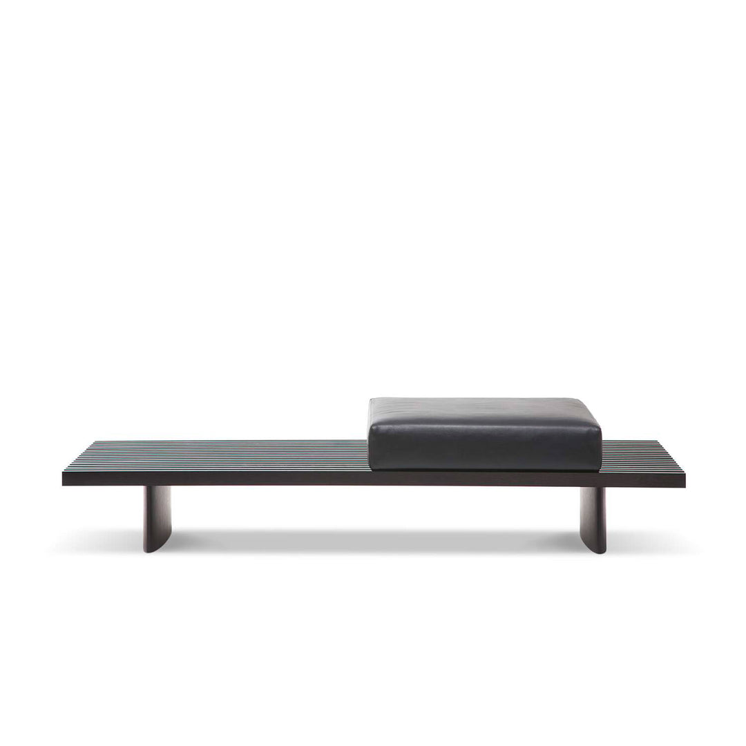 Oak Wood Bench REFOLO, designed by Charlotte Perriand for Cassina 6