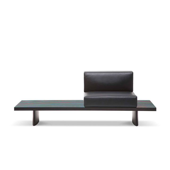 Oak Wood Bench REFOLO, designed by Charlotte Perriand for Cassina 5