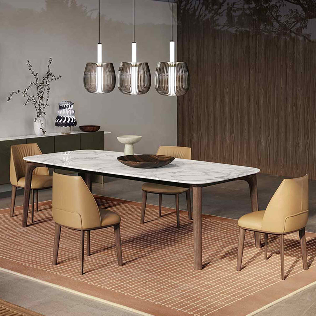 Dining Chair ARCHIBALD SLIM by Jean-Marie Massaud for Poltrona Frau