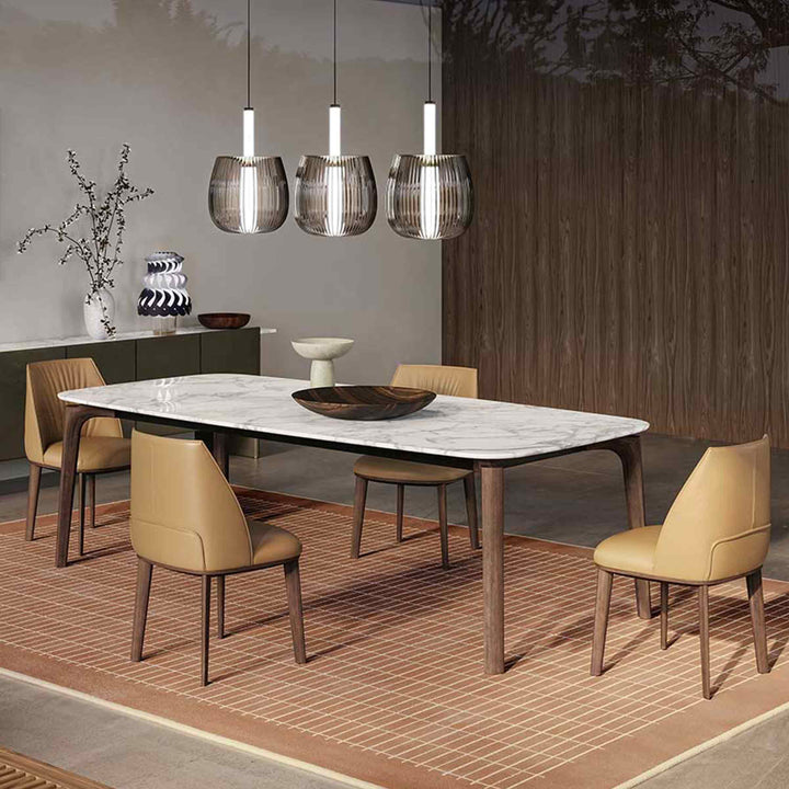 Dining Chair ARCHIBALD SLIM by Jean-Marie Massaud for Poltrona Frau