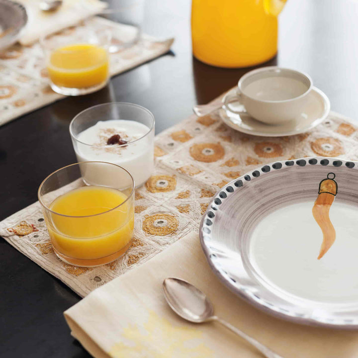 Ceramic Dinner Plate VIETRI - FORTUNA by Germana Scapellato for Wtfb