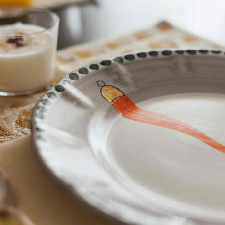 Ceramic Dinner Plate VIETRI - FORTUNA by Germana Scapellato for Wtfb