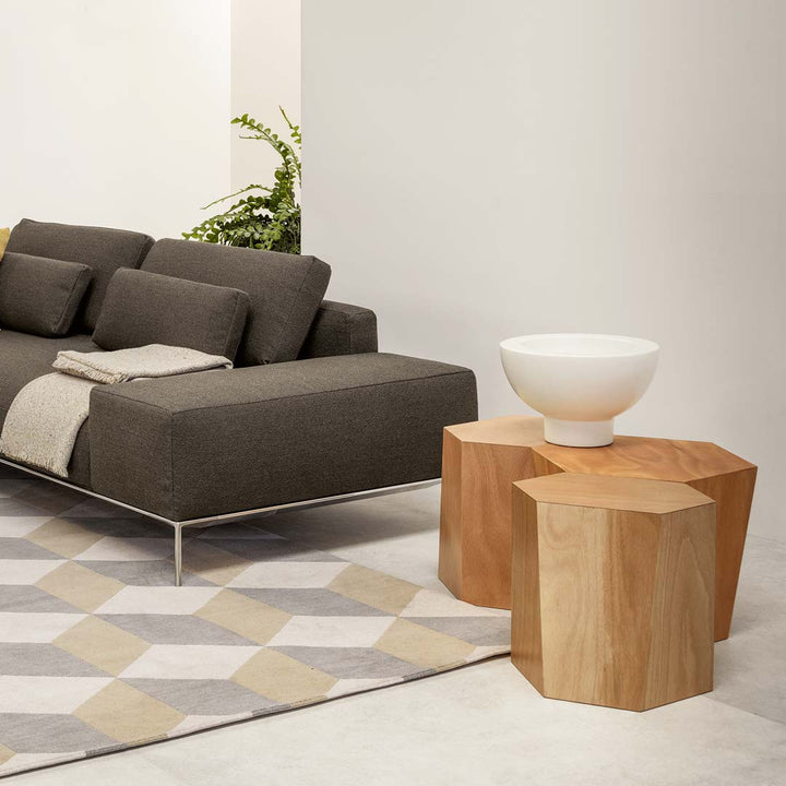 Outdoor Side Table HEXAGON by Steven Holl for Horm 02