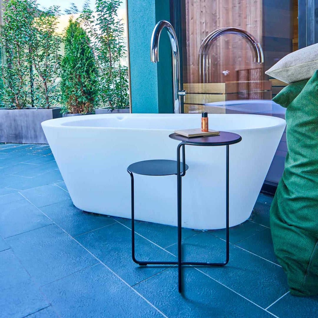 Outdoor Steel Side Table BISTABLE by Enrico Girotti for LapiegaWD 4