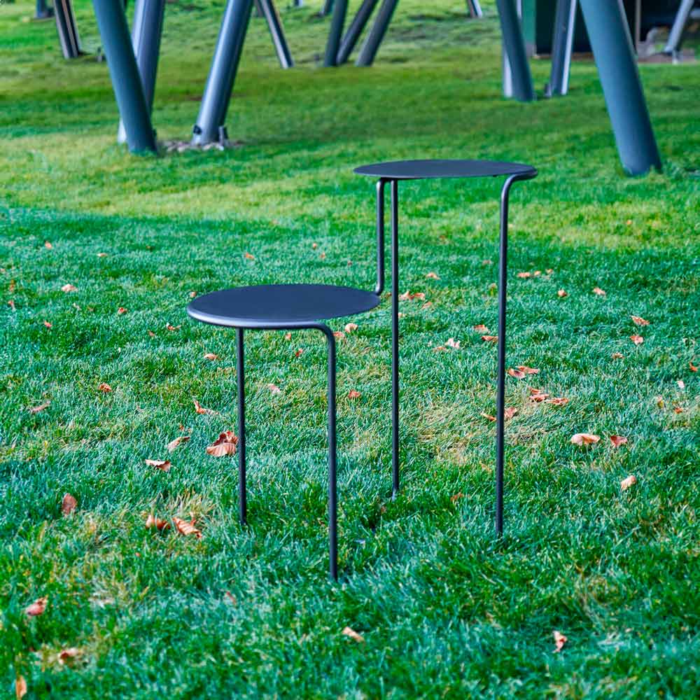 Outdoor Steel Side Table BISTABLE by Enrico Girotti for LapiegaWD 2