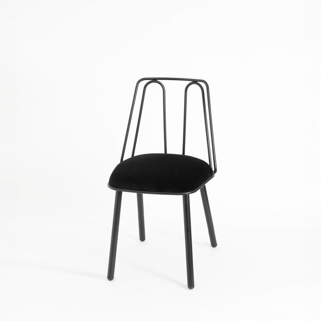 Steel Upholstered Chair CERTOSINA PIPE by Enrico Girotti for LapiegaWD 2