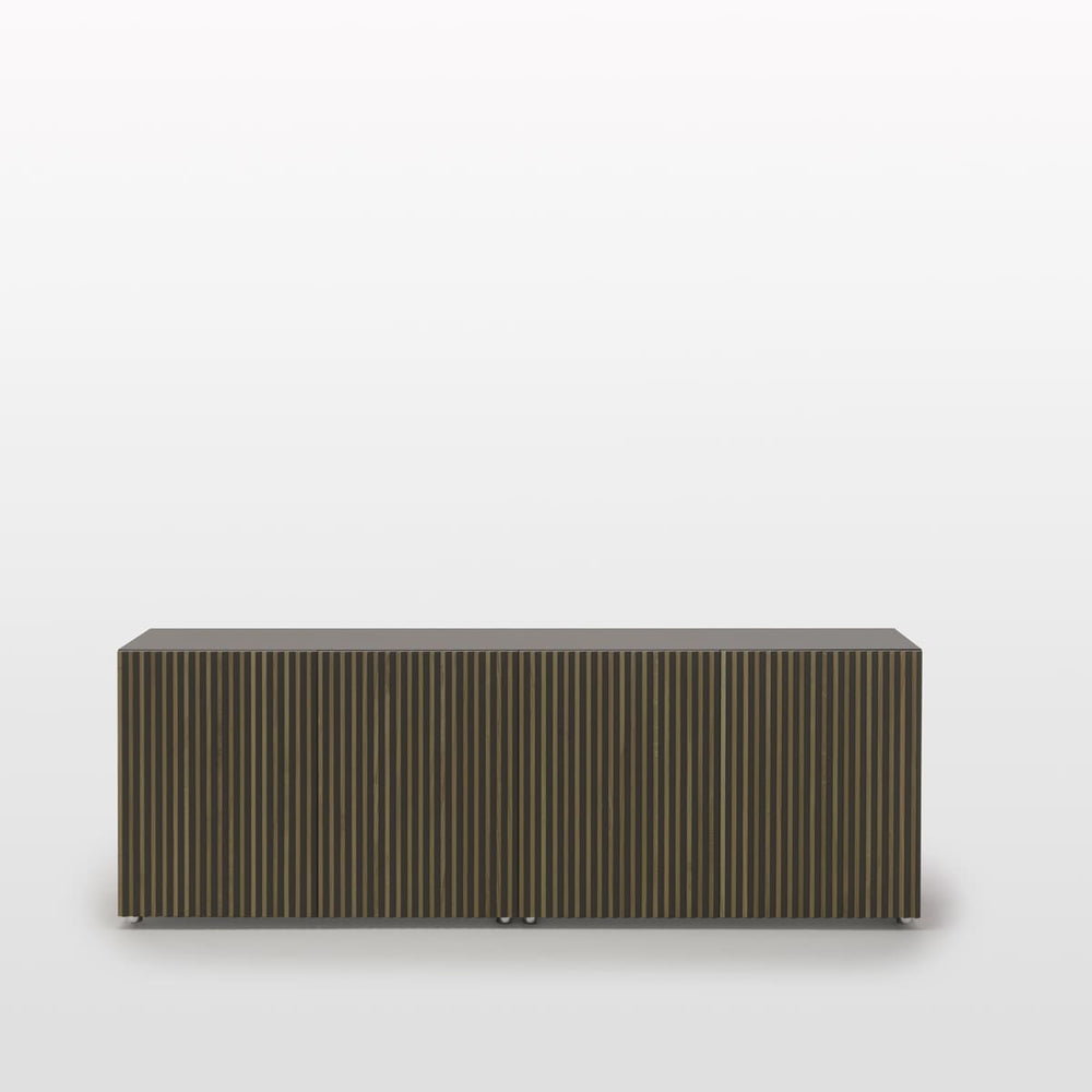 Matt Lacquered and Oak Wood Sideboard LEON DECOR H 66 by Sth for Horm 2