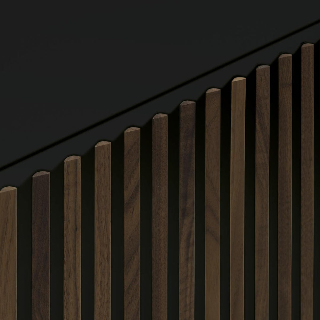 Matt Lacquered and Walnut Wood Sideboard LEON DECOR H 98 by Sth for Horm 2