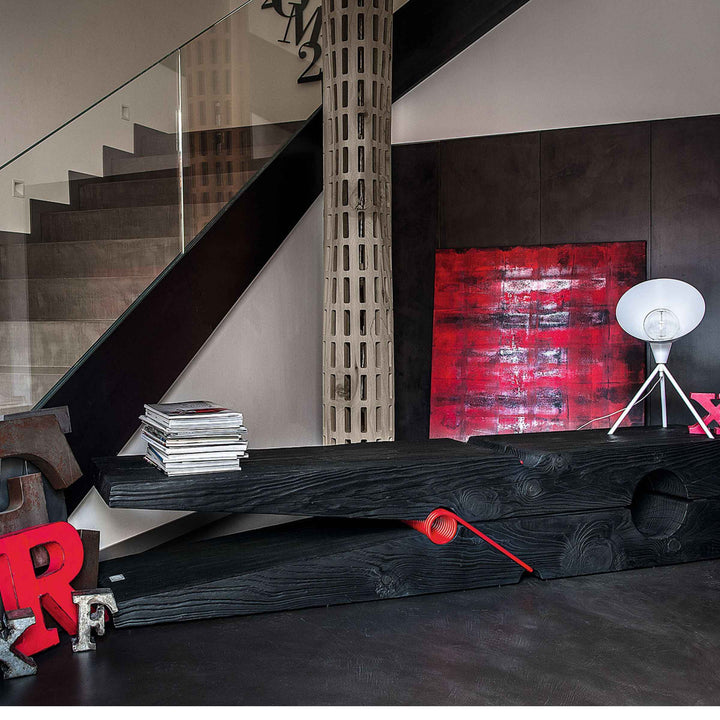 Panca in Legno di Cedro MOLLETTA di Beldessari & Beldessari per Riva 1920