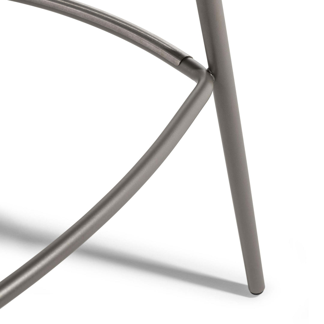 Leather Bar Stool MONTERA MAS by Roberto Lazzeroni for Poltrona Frau 07