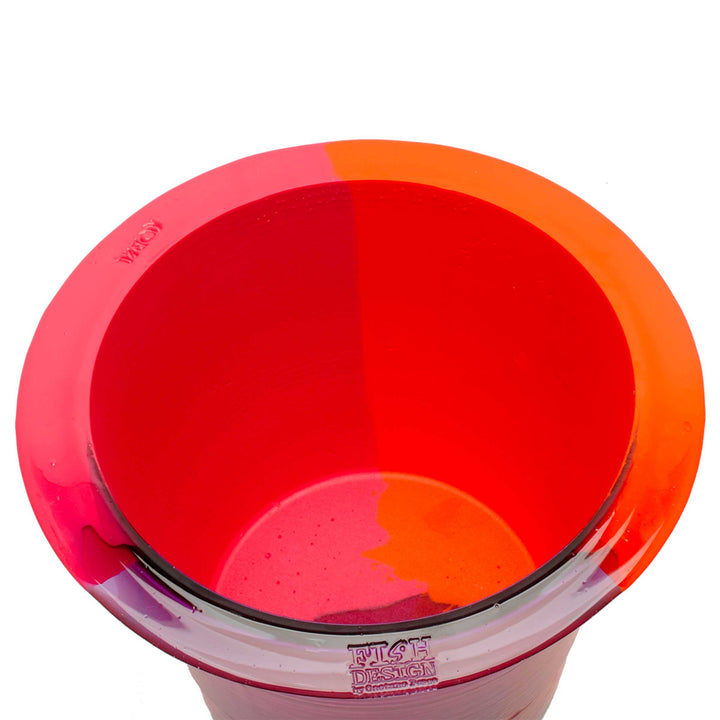 Resin Vase BABEL ICE BUCKET L Fuchsia by Gaetano Pesce for Fish Design 04